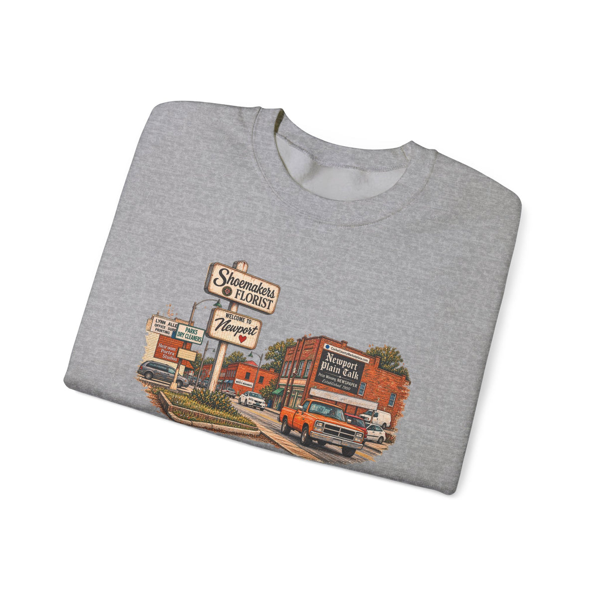 Vintage Newport TN small town Gildan Sweatshirt