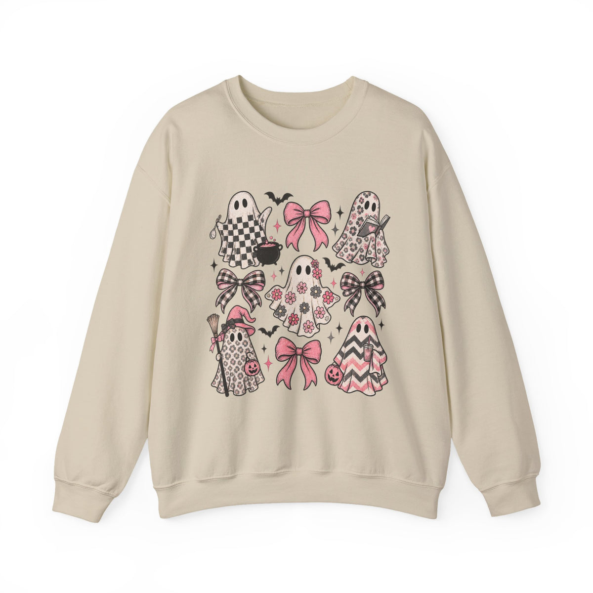 Ghost and bows Gildan Adult sweatshirt