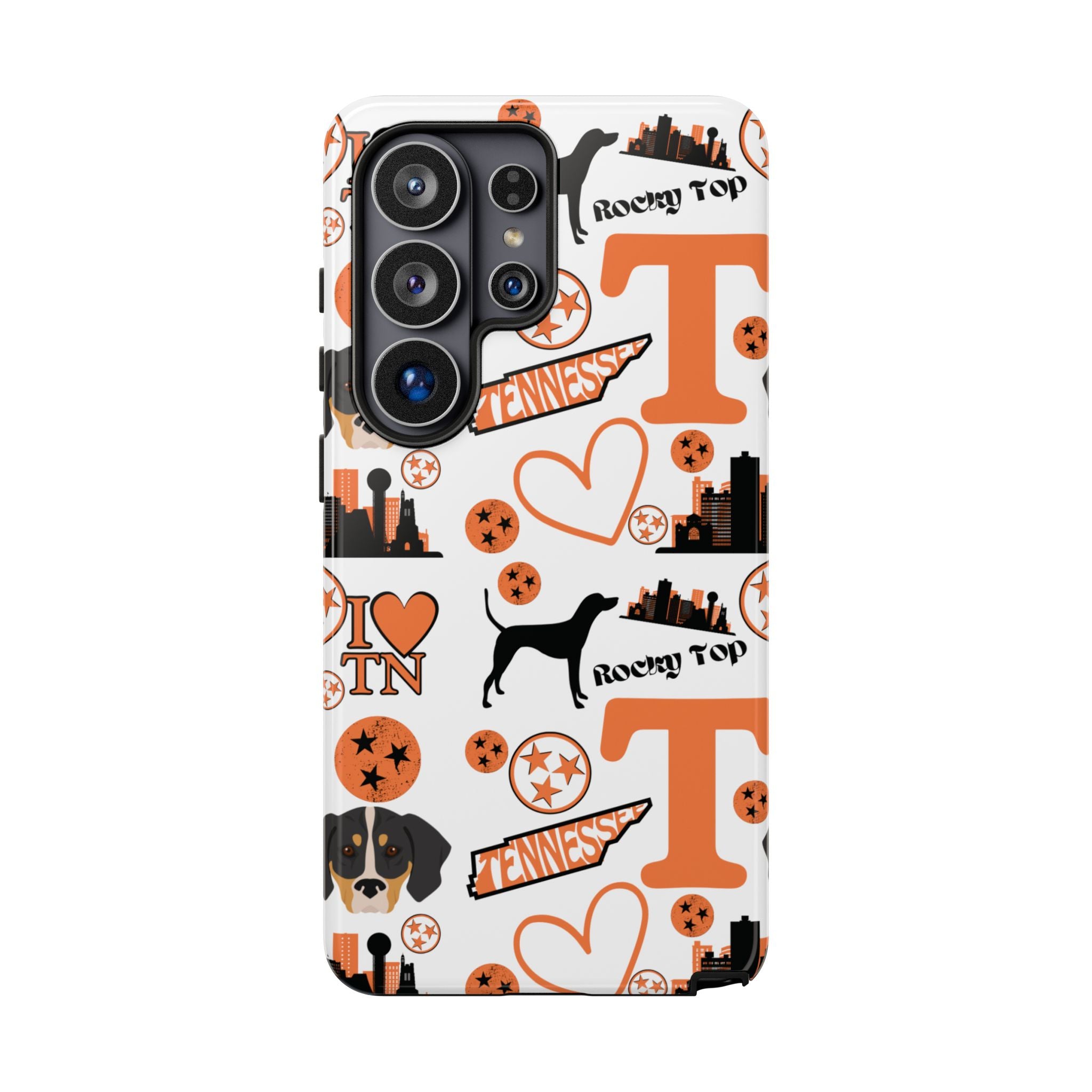 Tennessee Vols pattern Phone Case | Nashville skyline, Volunteers , orange and white