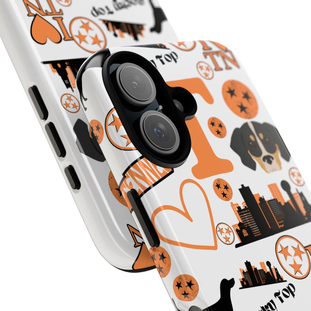 Tennessee Vols pattern Phone Case | Nashville skyline, Volunteers , orange and white