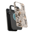 Cheetah bows iced coffee love Magnetic Impact-Resistant Cases