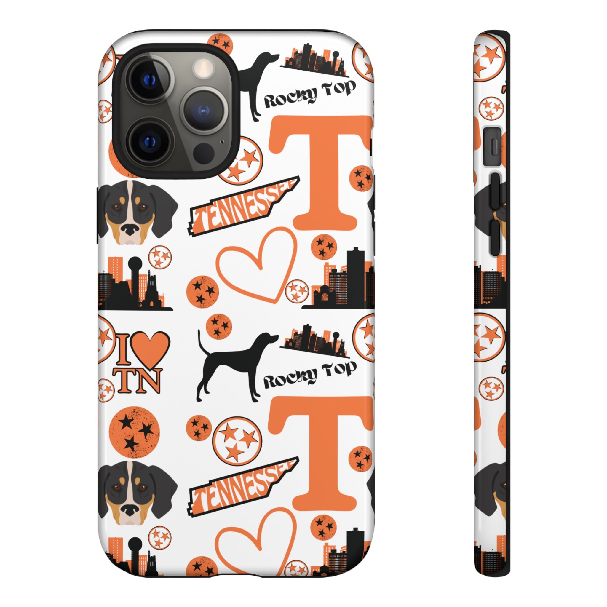 Tennessee Vols pattern Phone Case | Nashville skyline, Volunteers , orange and white