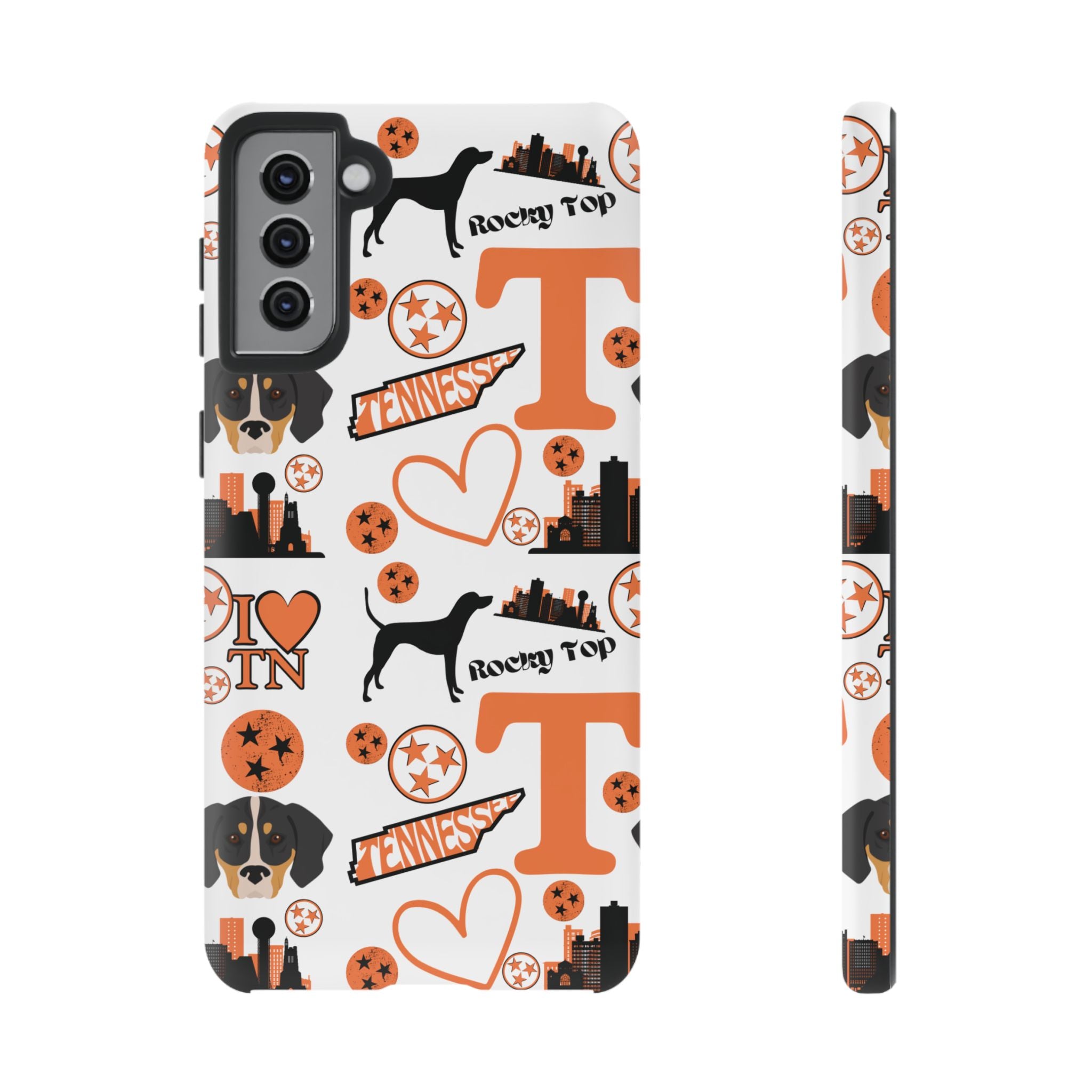 Tennessee Vols pattern Phone Case | Nashville skyline, Volunteers , orange and white