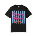 Praying Mama T-shirt | Christian Cross, Hearts, Blue Brushstroke