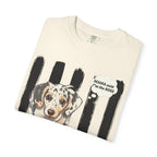Comfort Colors “Mama Said I’m the Boss” Dachshund Shirt | Funny Dog Graphic Tee