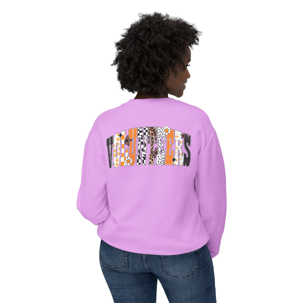Tennessee Vols Volunteer on back side comfort colors sweatshirt for women