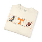 Tennessee Volunteers Dog, 'T', and Football Graphic T-Shirt