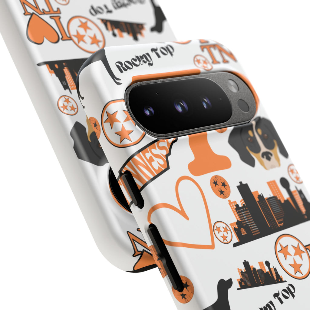 Tennessee Vols pattern Phone Case | Nashville skyline, Volunteers , orange and white