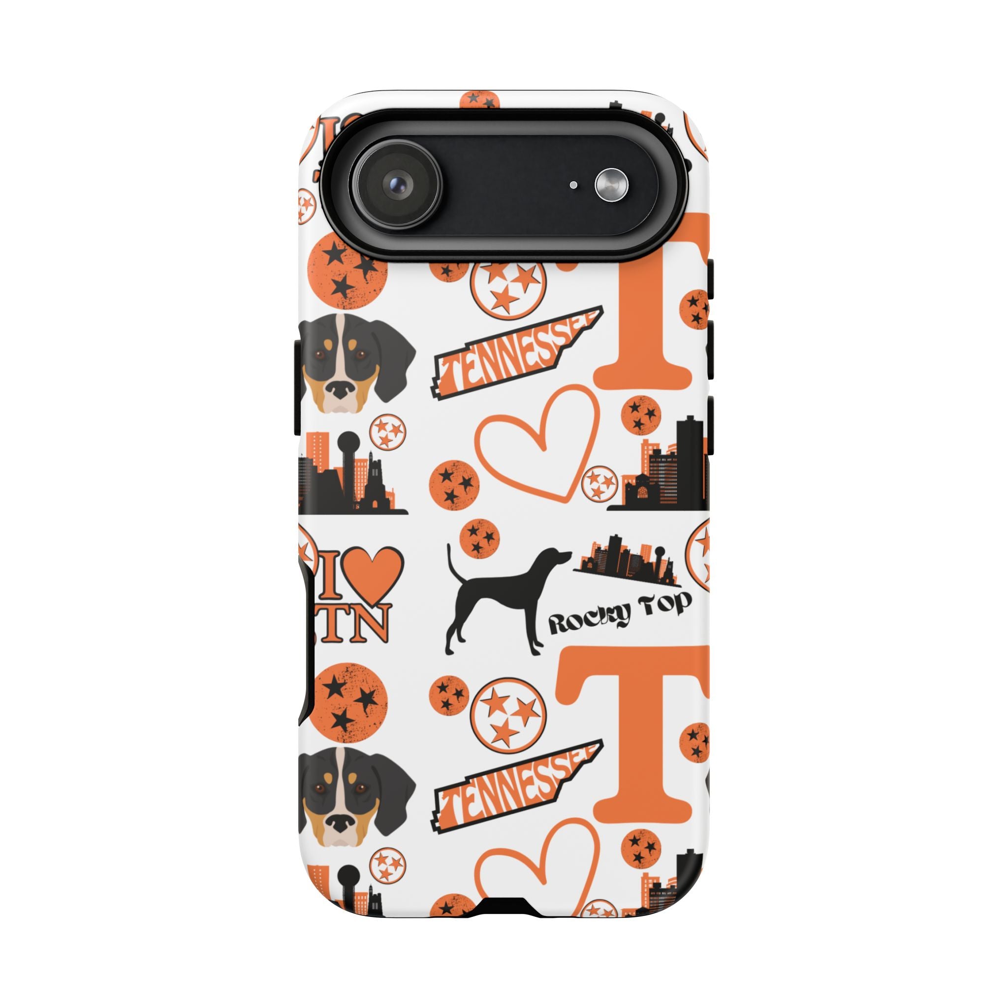 Tennessee Vols pattern Phone Case | Nashville skyline, Volunteers , orange and white