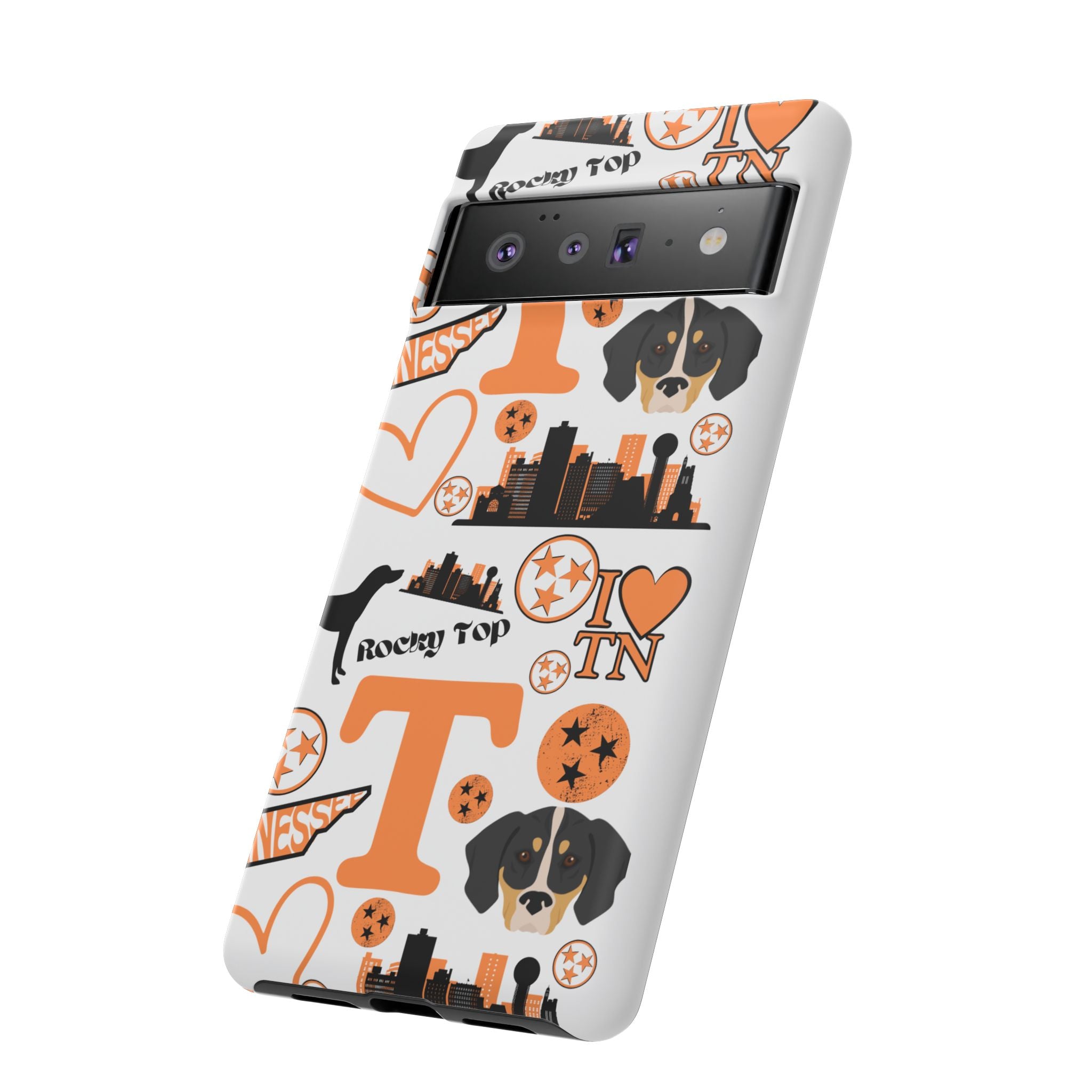 Tennessee Vols pattern Phone Case | Nashville skyline, Volunteers , orange and white