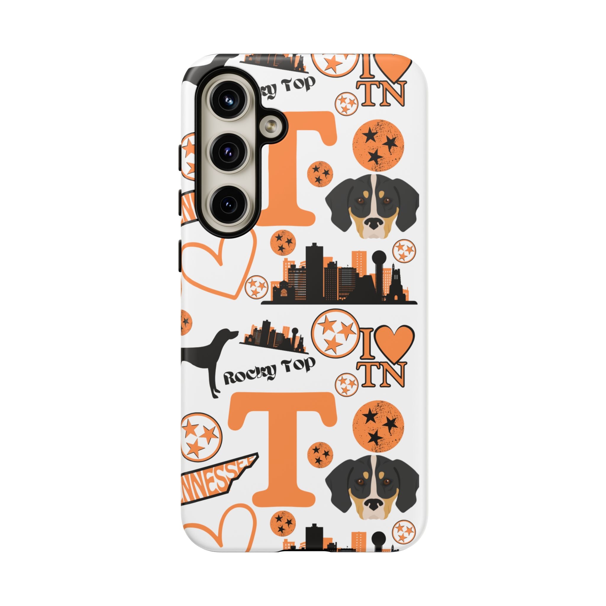 Tennessee Vols pattern Phone Case | Nashville skyline, Volunteers , orange and white