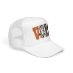 VOLS Foam Trucker Hat — Checker, Leopard & Retro Orange Design