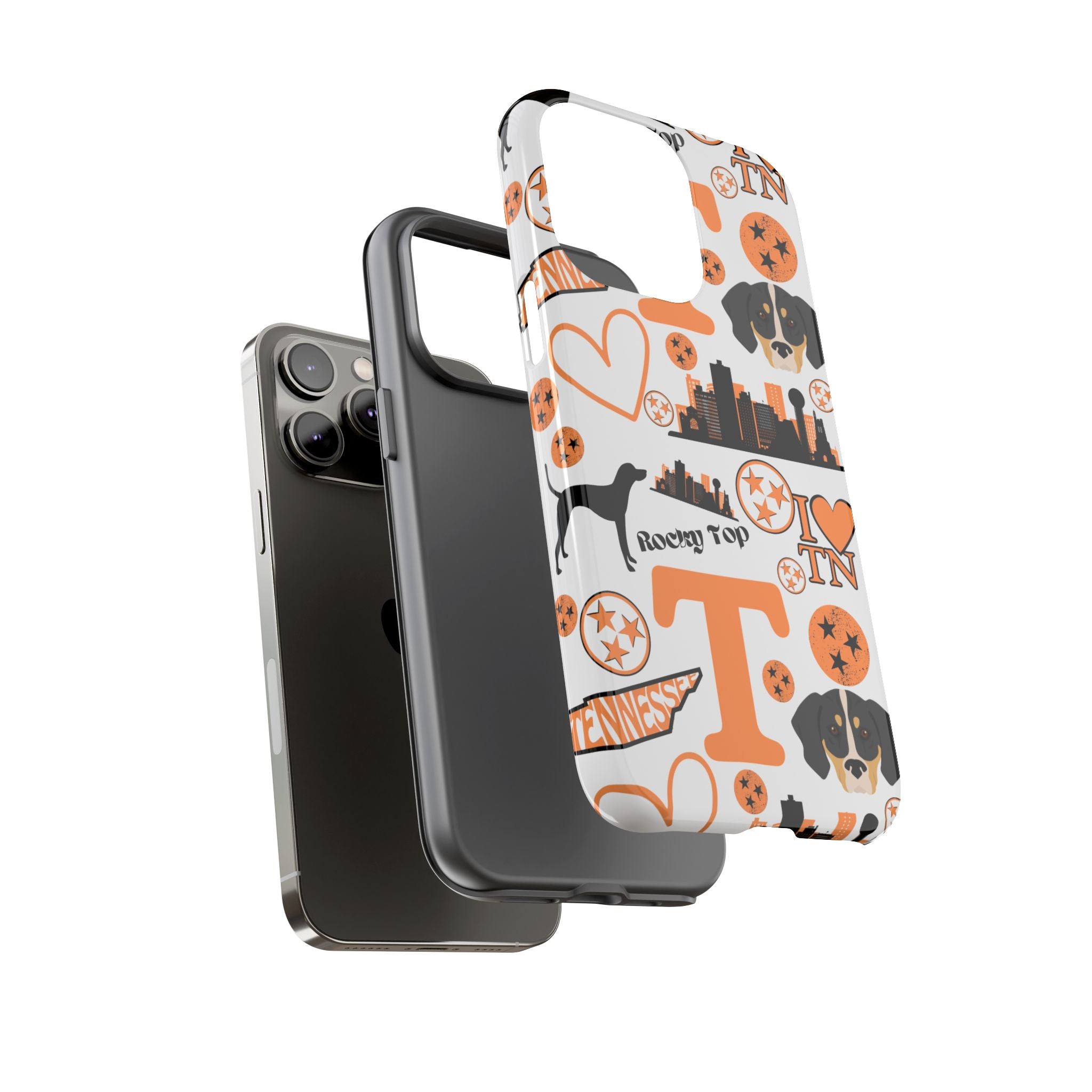 Tennessee Vols pattern Phone Case | Nashville skyline, Volunteers , orange and white