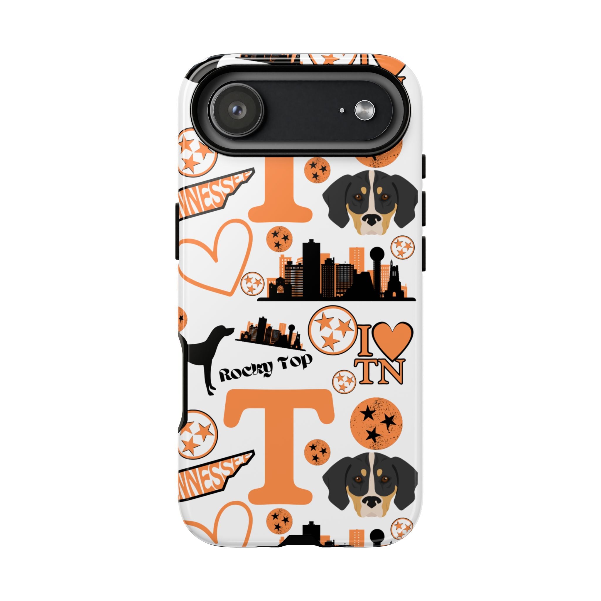 Tennessee Vols pattern Phone Case | Nashville skyline, Volunteers , orange and white