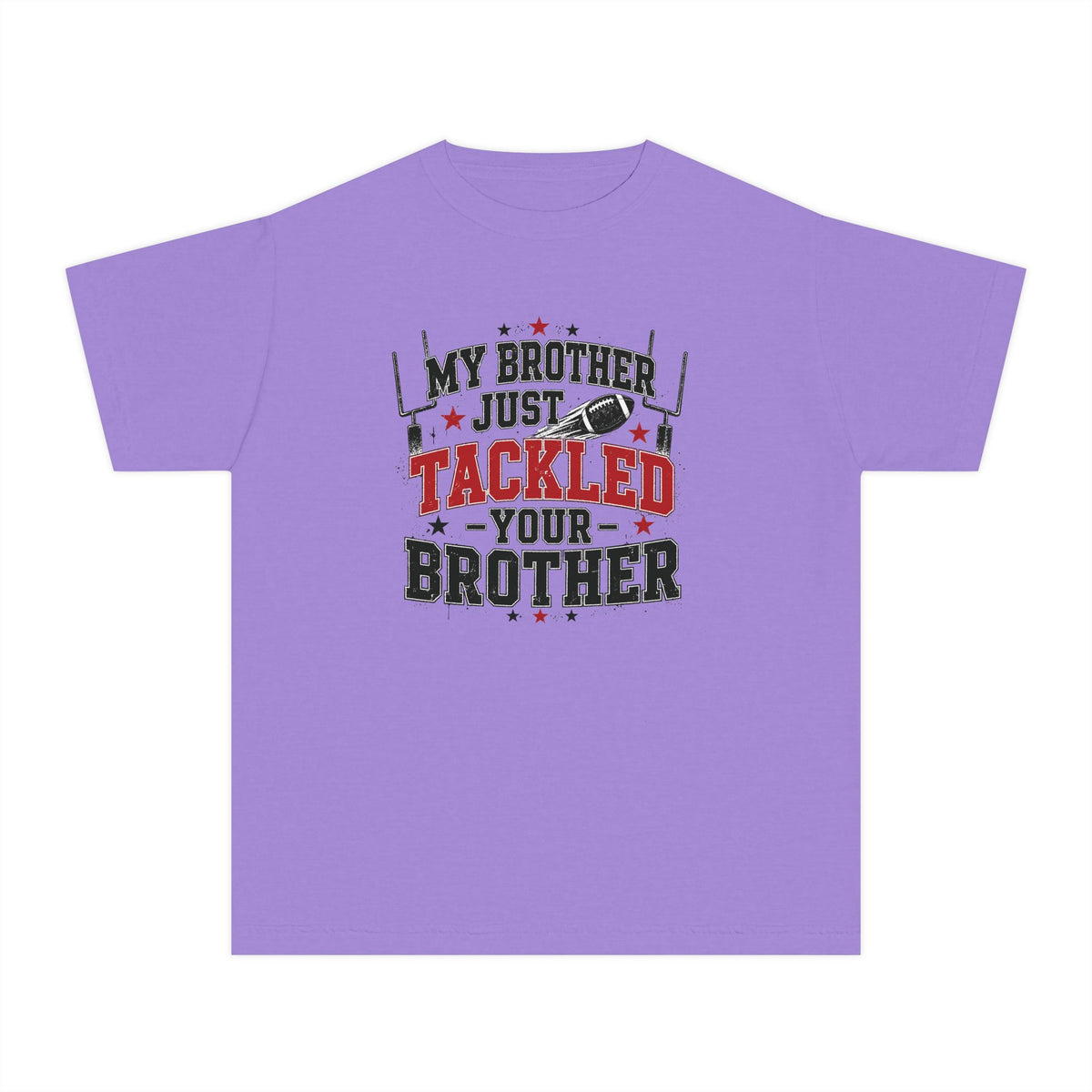 Youth Tee - "My Brother Just Tackled Your Brother" Football Kids Shirt