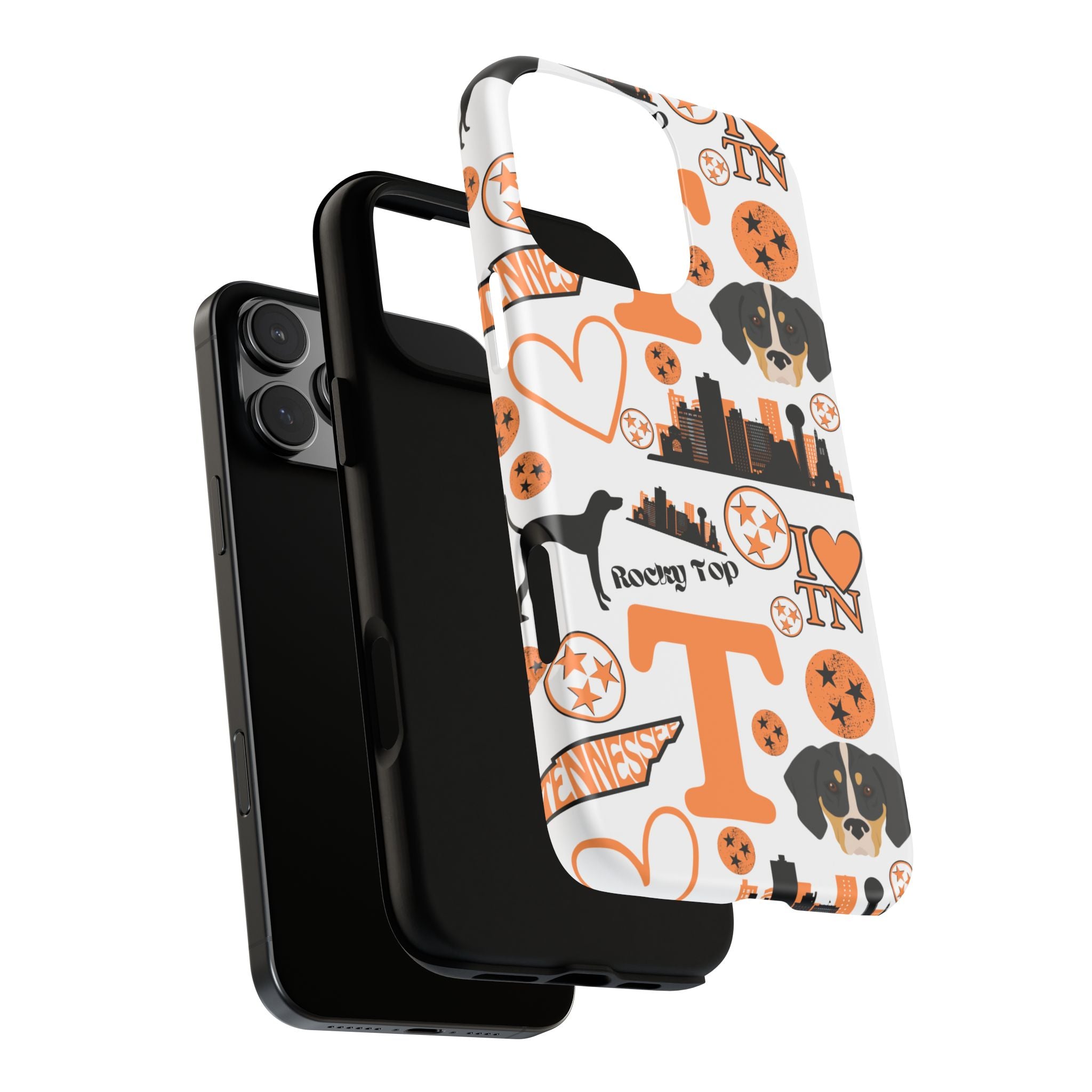 Tennessee Vols pattern Phone Case | Nashville skyline, Volunteers , orange and white
