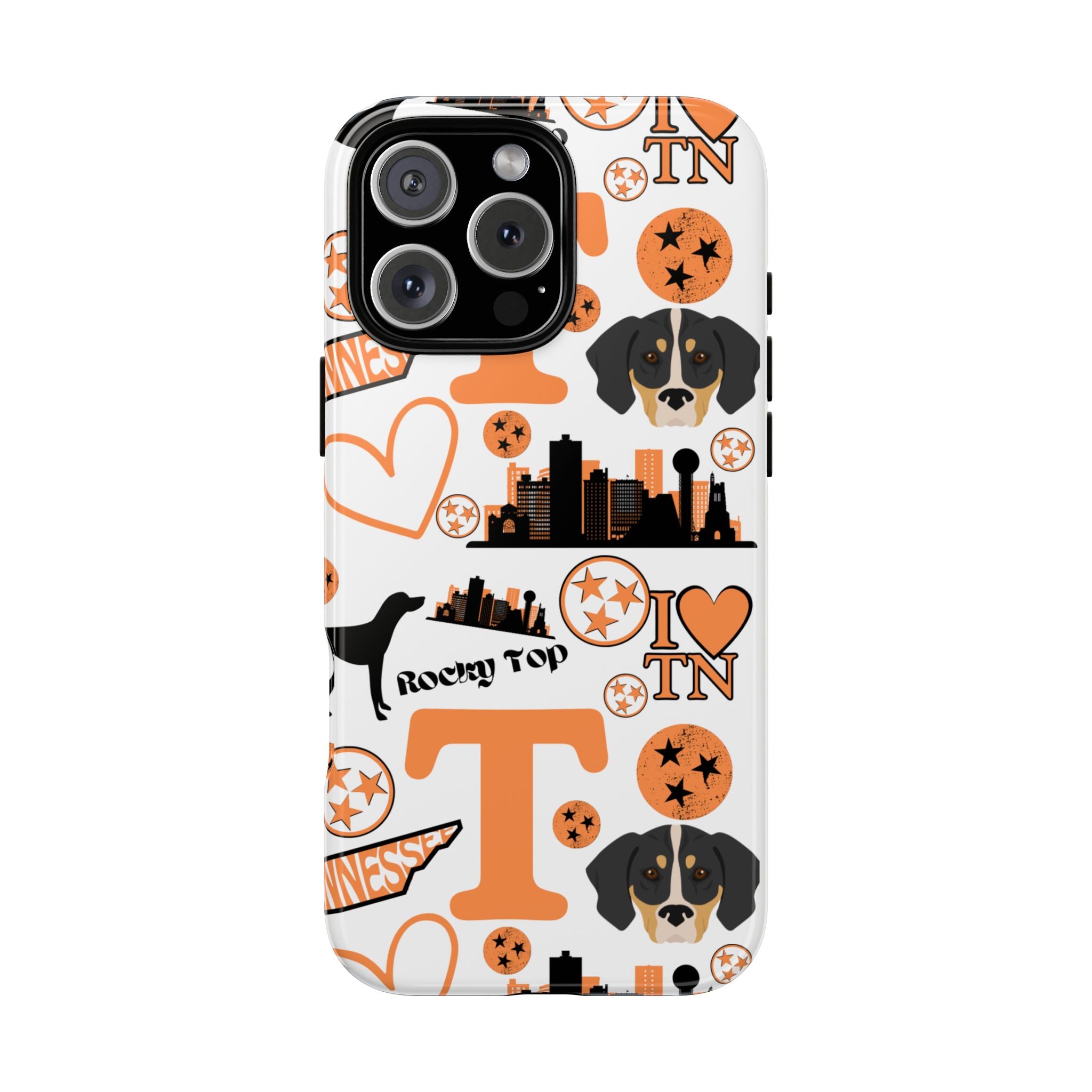 Tennessee Vols pattern Phone Case | Nashville skyline, Volunteers , orange and white