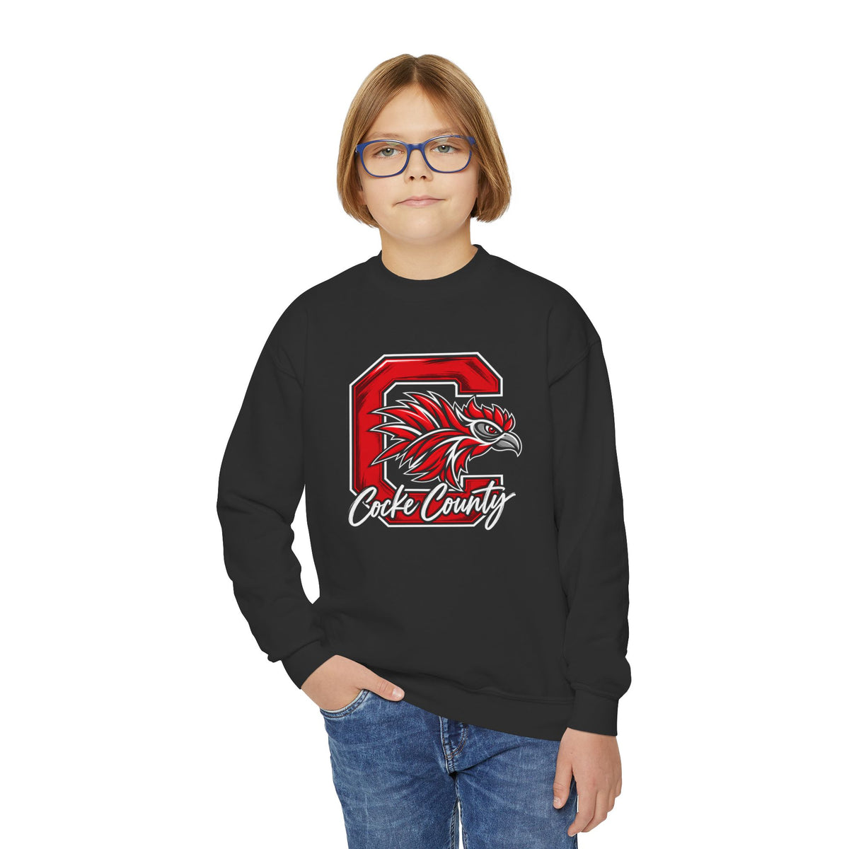 CCHS Youth Crewneck Gildan Sweatshirt