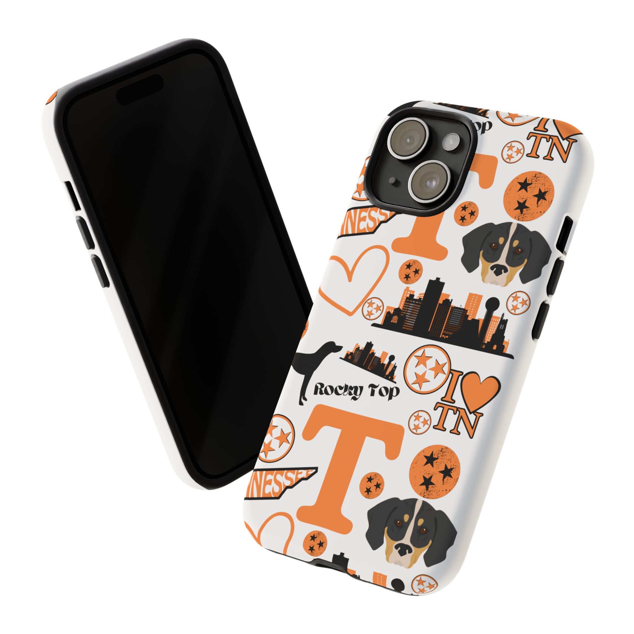Tennessee Vols pattern Phone Case | Nashville skyline, Volunteers , orange and white