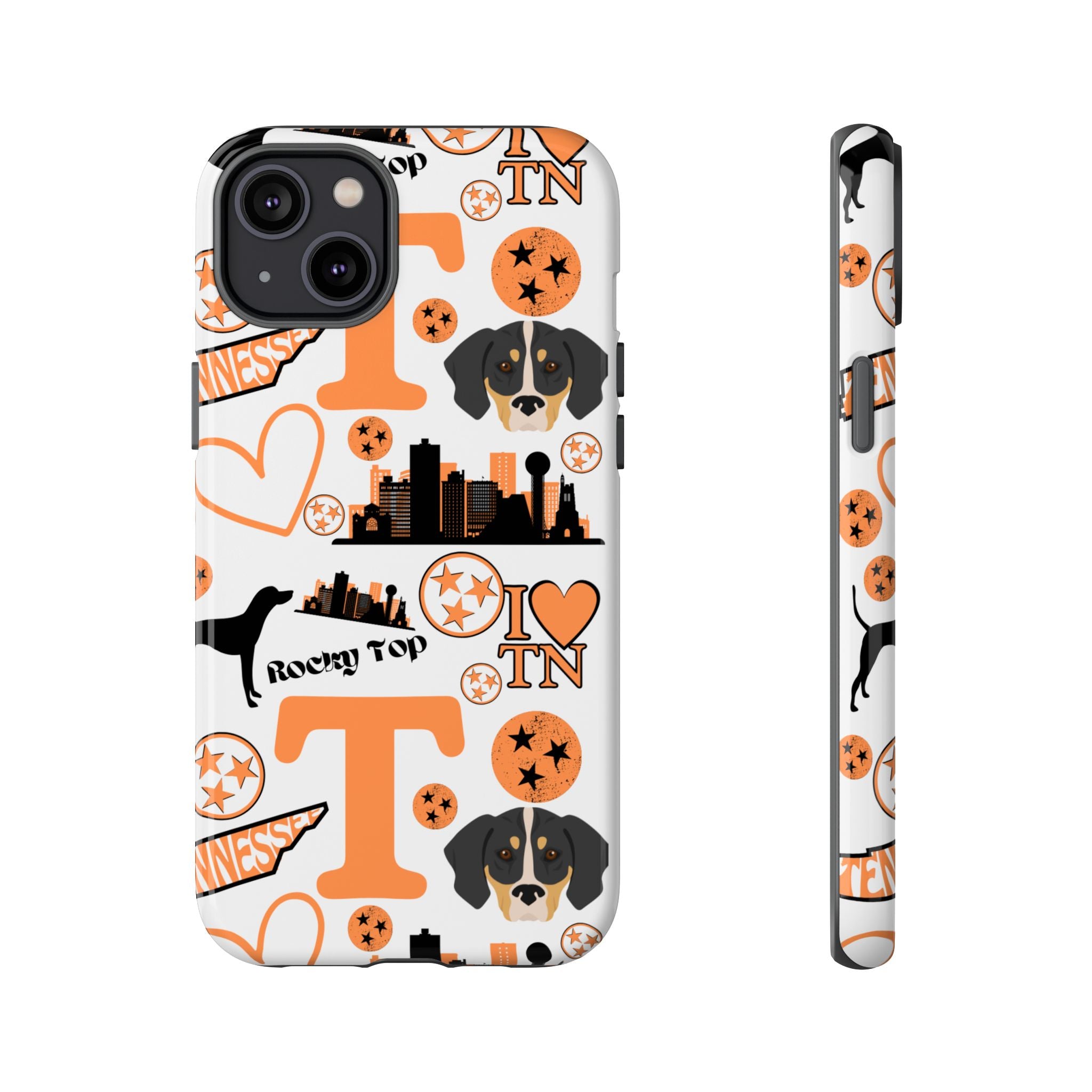 Tennessee Vols pattern Phone Case | Nashville skyline, Volunteers , orange and white