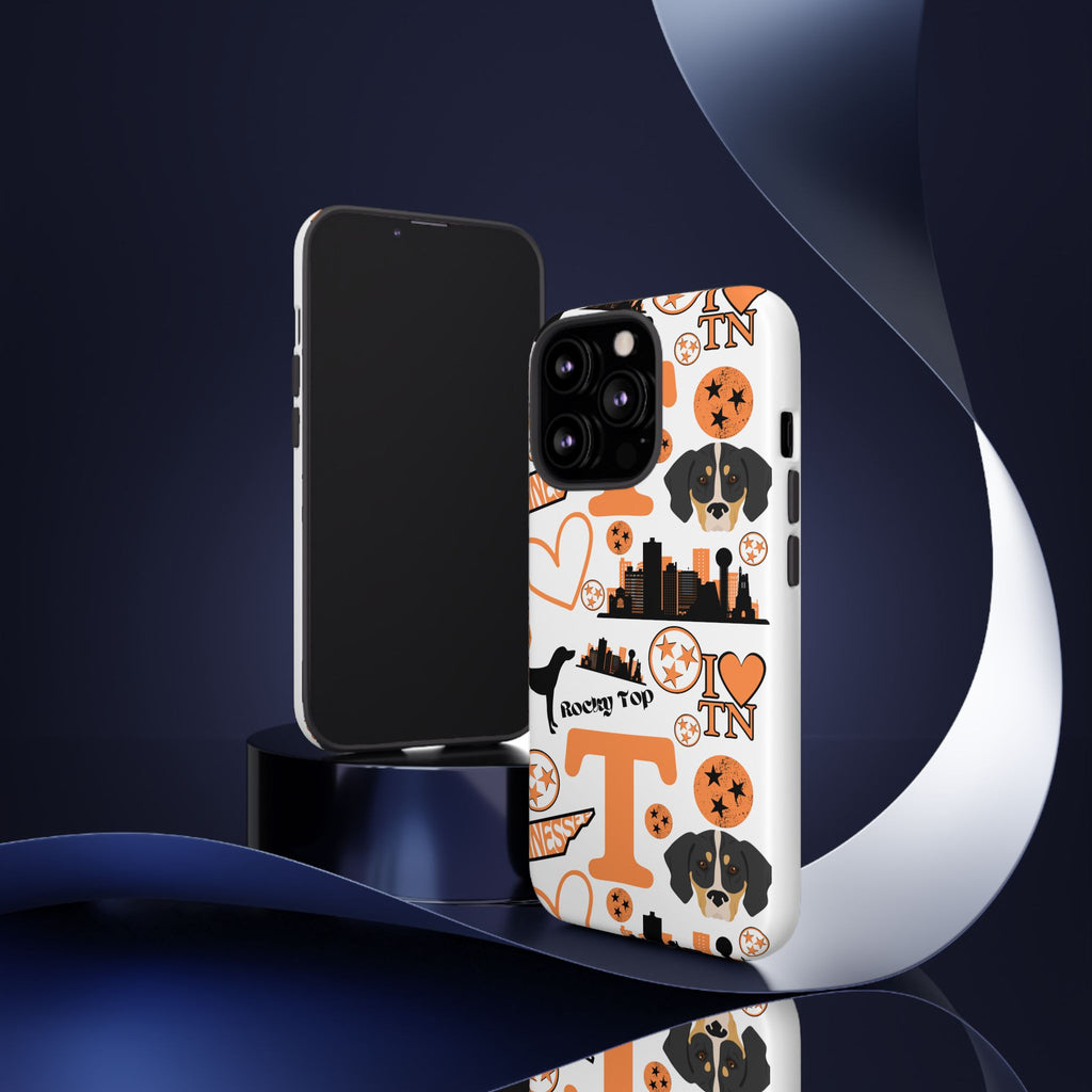 Tennessee Vols pattern Phone Case | Nashville skyline, Volunteers , orange and white