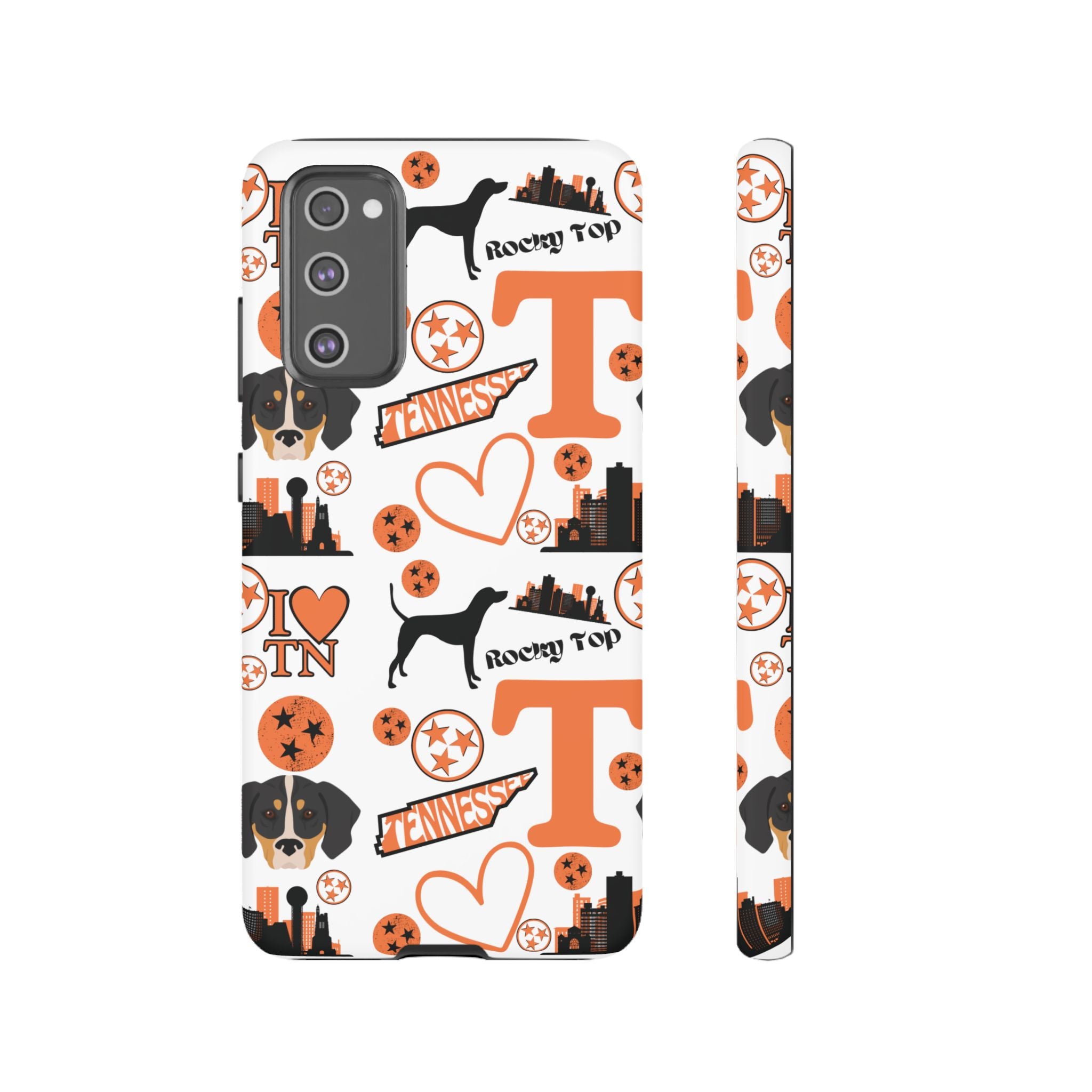 Tennessee Vols pattern Phone Case | Nashville skyline, Volunteers , orange and white