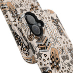 Cheetah bows iced coffee love Magnetic Impact-Resistant Cases