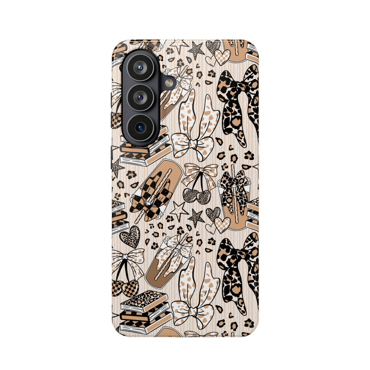 Cheetah bows iced coffee love Magnetic Impact-Resistant Cases