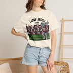 I Love Jesus and Roll Tide T-Shirt — Alabama Football Elephant Graphic Tee