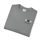 Cheer Mom T-Shirt — Cheerleading Mom Tee with Pom Poms & Megaphone Design