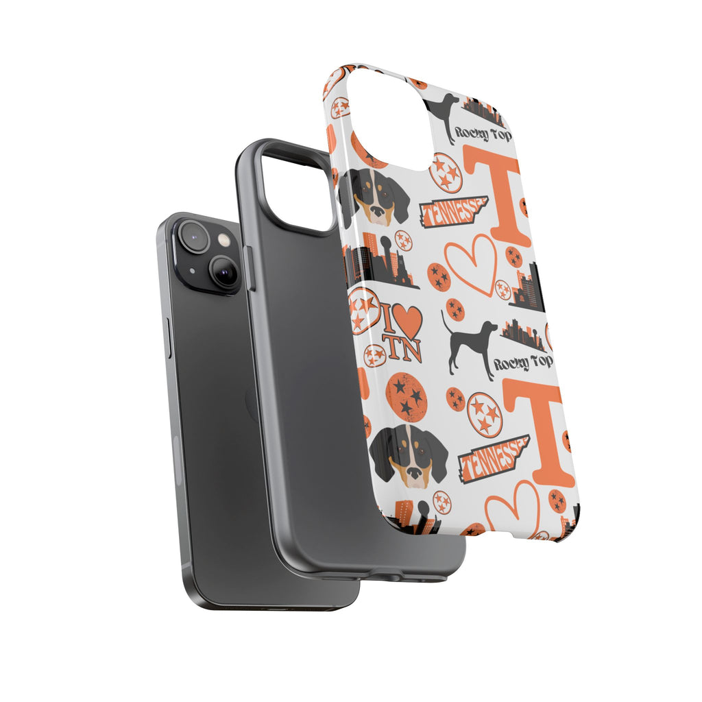 Tennessee Vols pattern Phone Case | Nashville skyline, Volunteers , orange and white