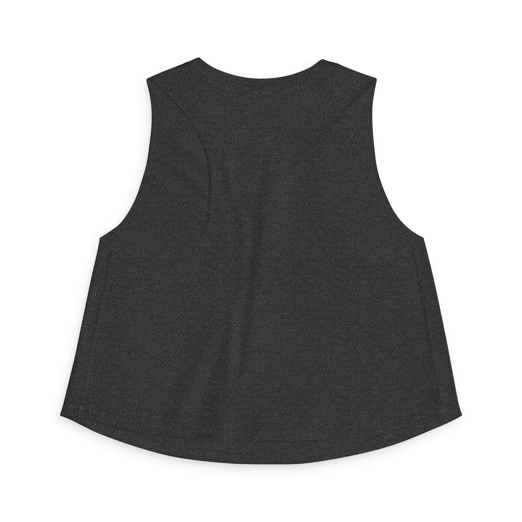 Crop Top — "Working On My Booty" Cute Ghost Weightlifting Fitness Tank