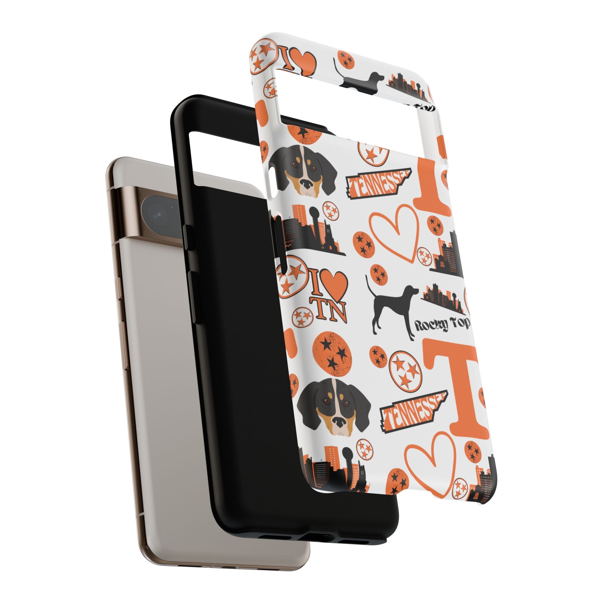 Tennessee Vols pattern Phone Case | Nashville skyline, Volunteers , orange and white