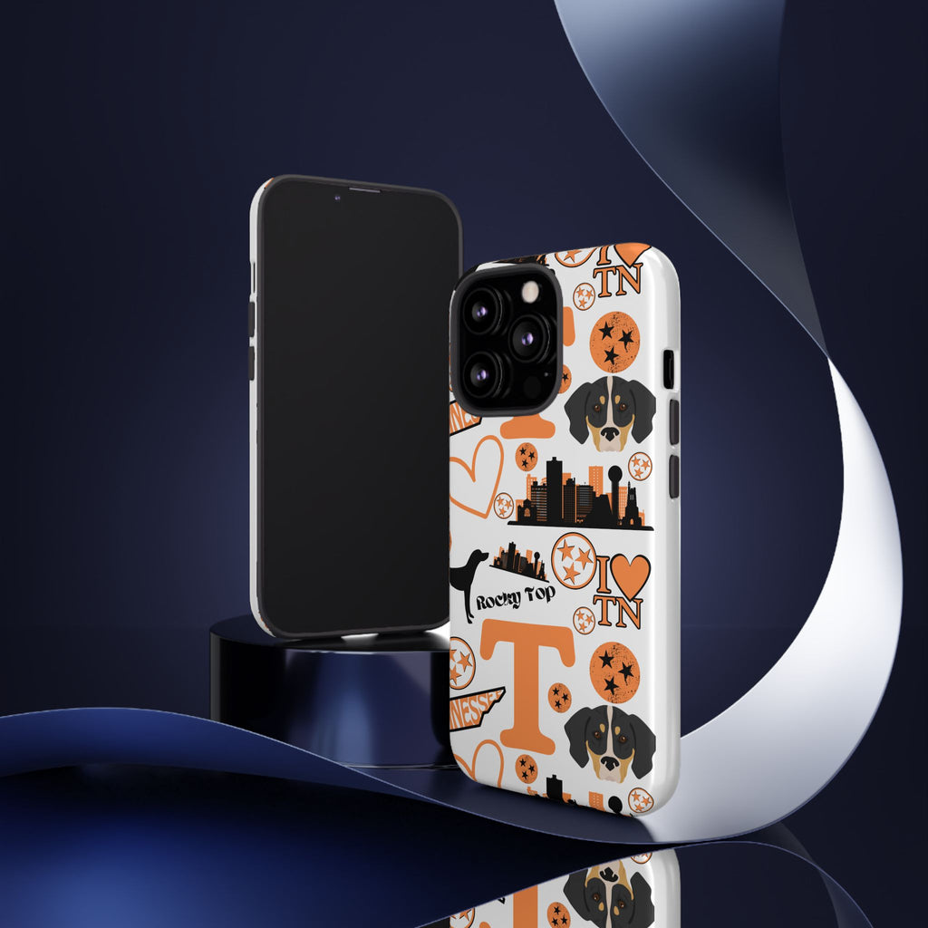 Tennessee Vols pattern Phone Case | Nashville skyline, Volunteers , orange and white