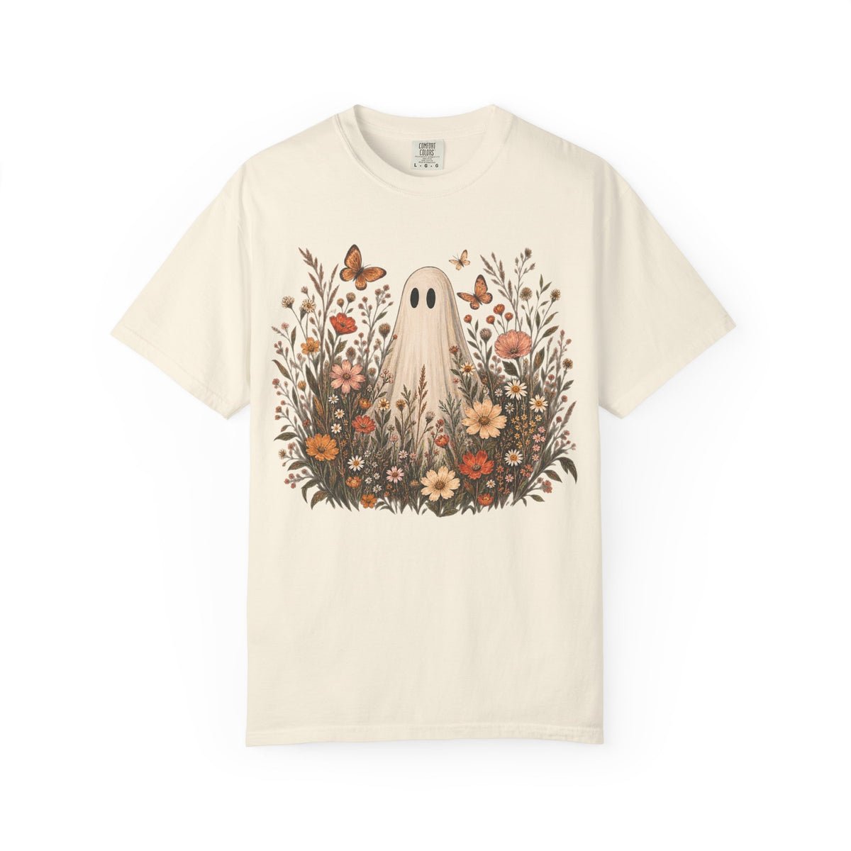 Ghost in wildflowers Comfort Colors Unisex Garment-Dyed T-shirt