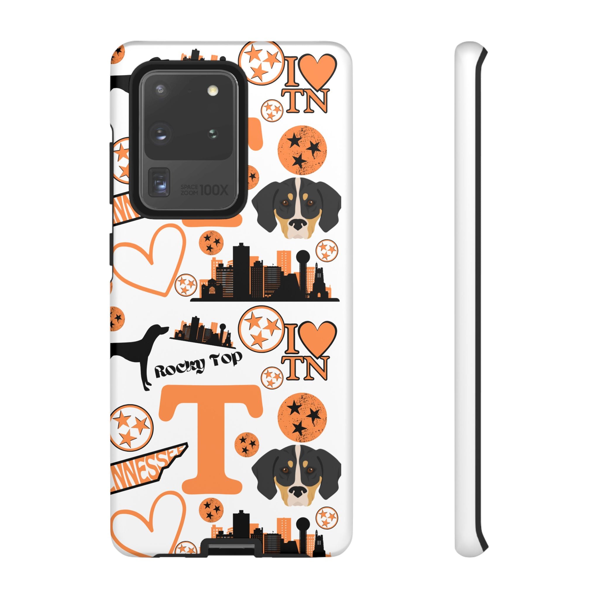 Tennessee Vols pattern Phone Case | Nashville skyline, Volunteers , orange and white