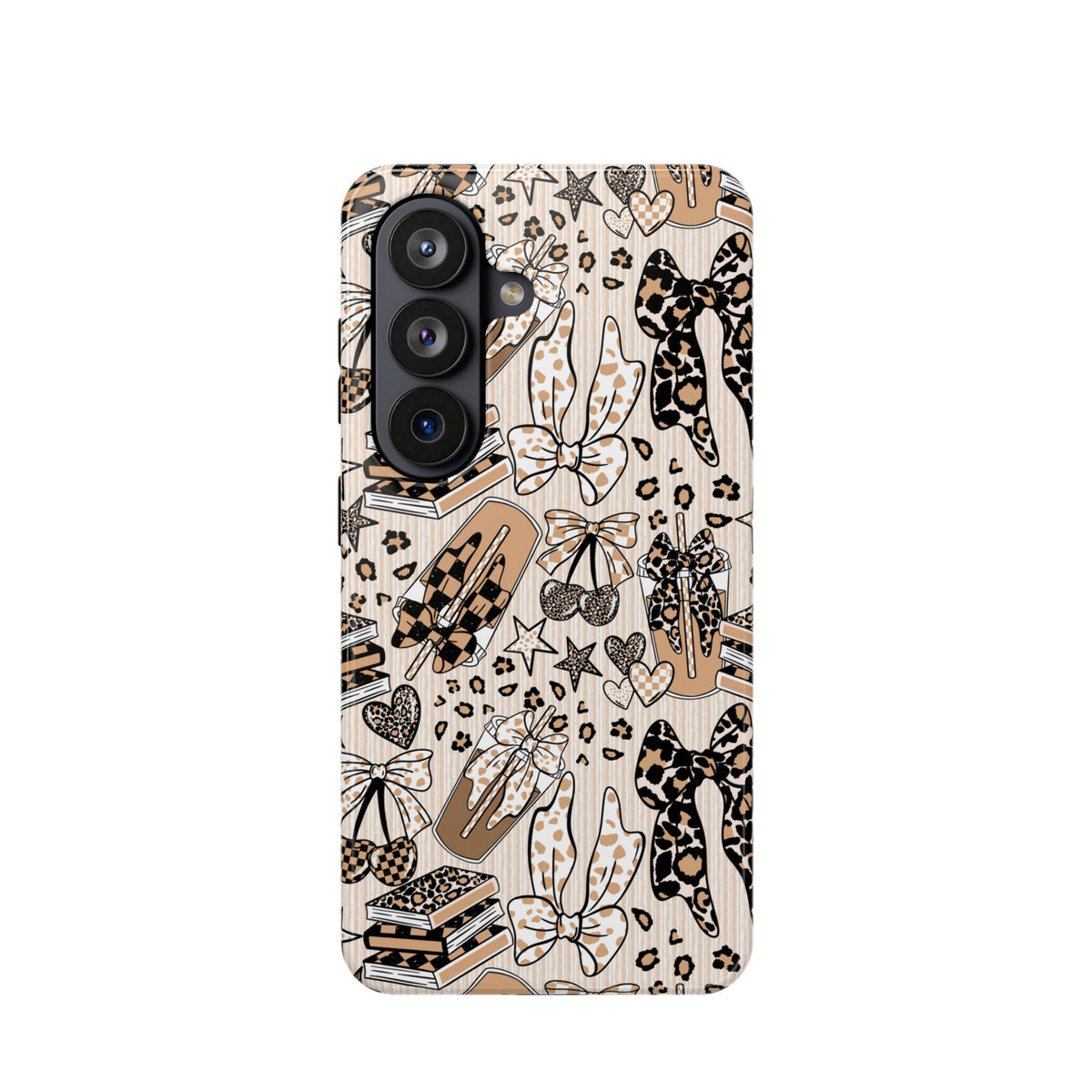 Cheetah bows iced coffee love Magnetic Impact-Resistant Cases