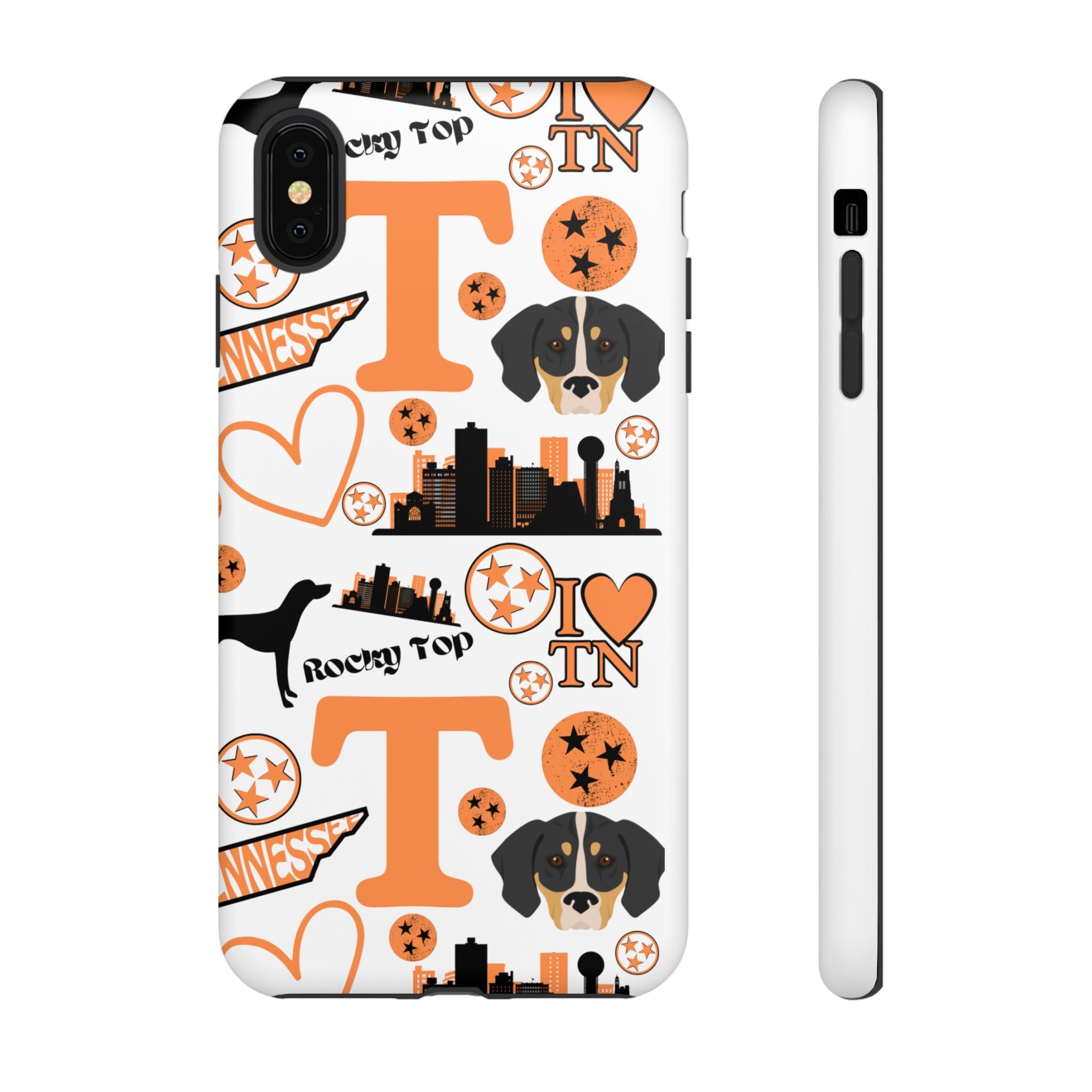 Tennessee Vols pattern Phone Case | Nashville skyline, Volunteers , orange and white