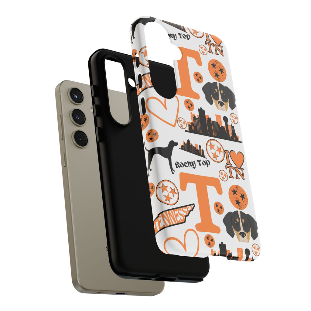 Tennessee Vols pattern Phone Case | Nashville skyline, Volunteers , orange and white