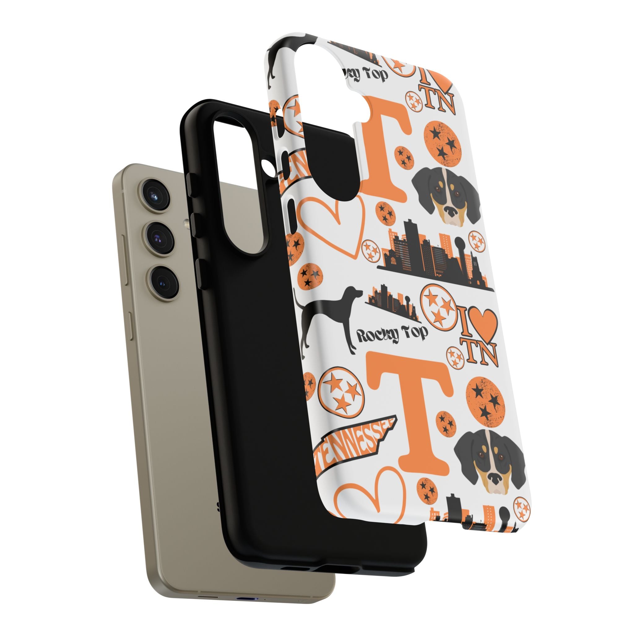 Tennessee Vols pattern Phone Case | Nashville skyline, Volunteers , orange and white