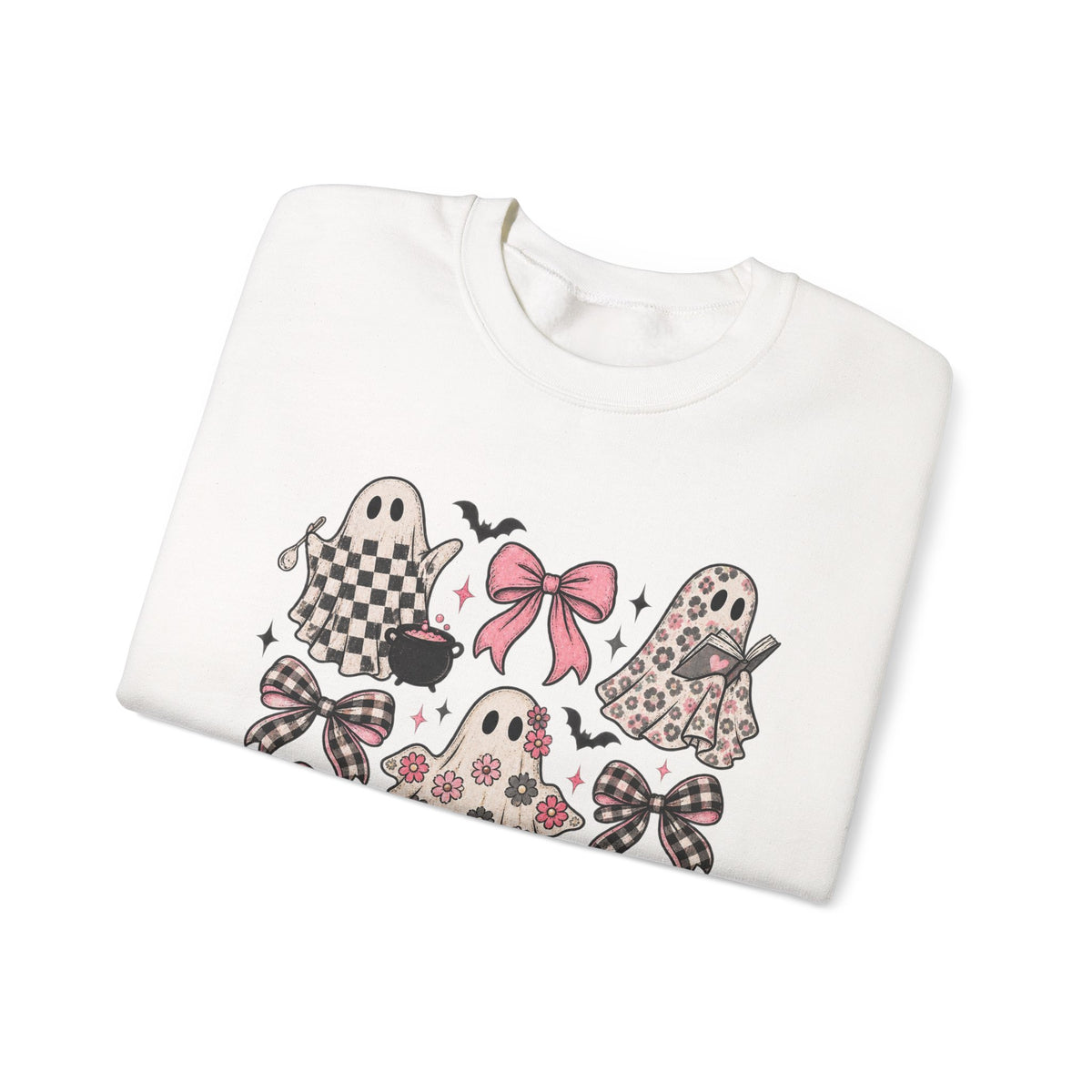 Ghost and bows Gildan Adult sweatshirt