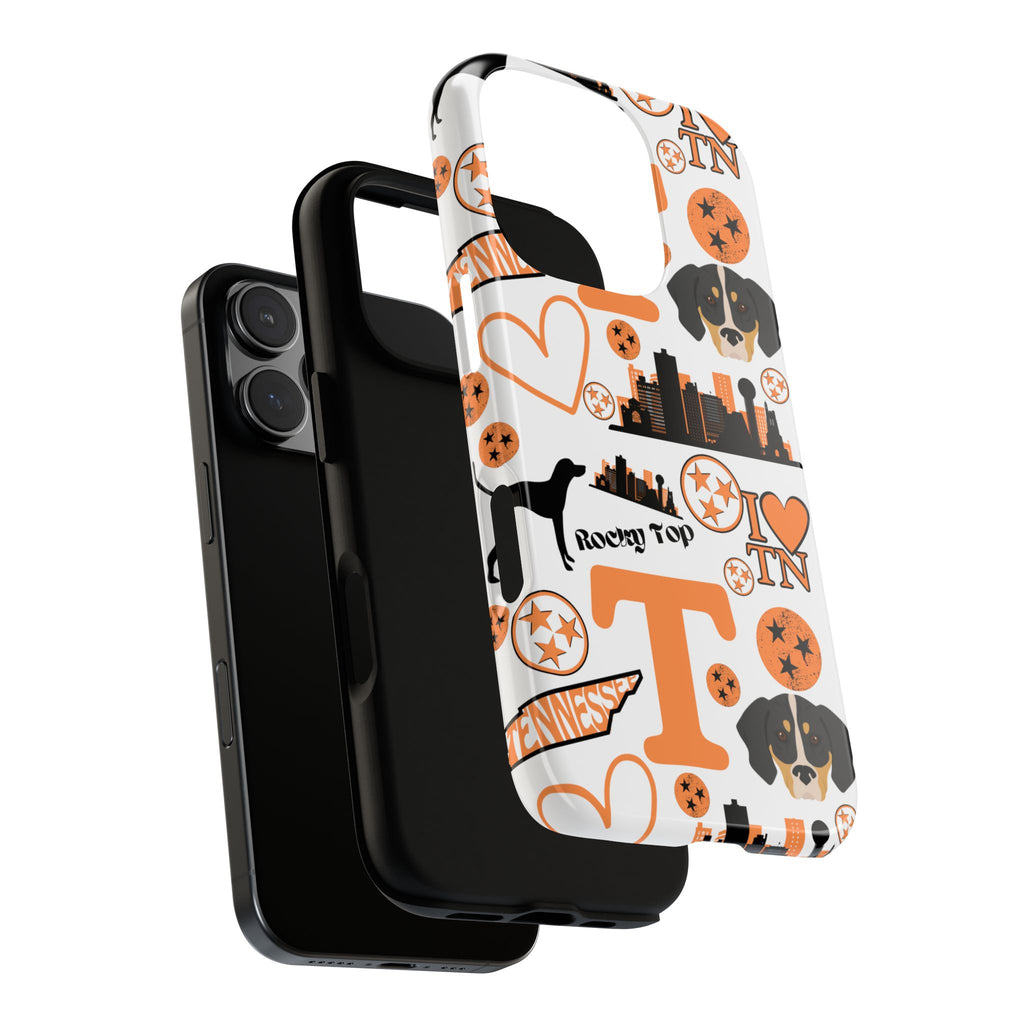 Tennessee Vols pattern Phone Case | Nashville skyline, Volunteers , orange and white