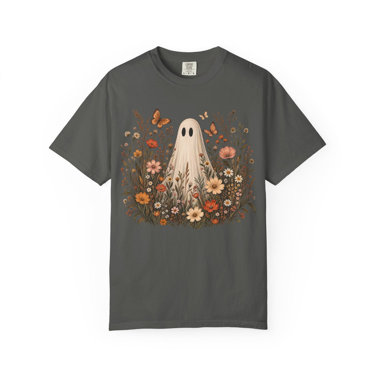 Ghost in wildflowers Comfort Colors Unisex Garment-Dyed T-shirt