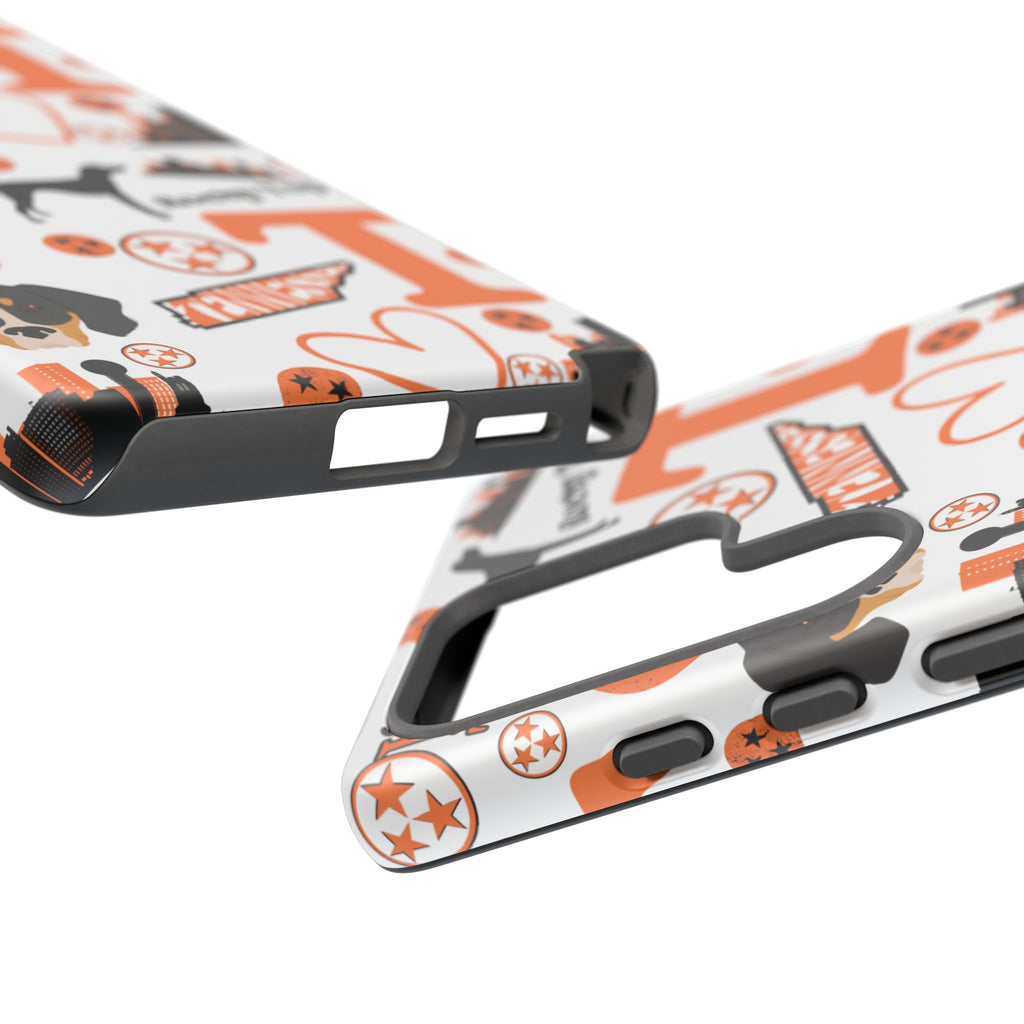 Tennessee Vols pattern Phone Case | Nashville skyline, Volunteers , orange and white