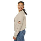 Mama Pumpkin Personalized sleeve with names Fall Crewneck Sweatshirt