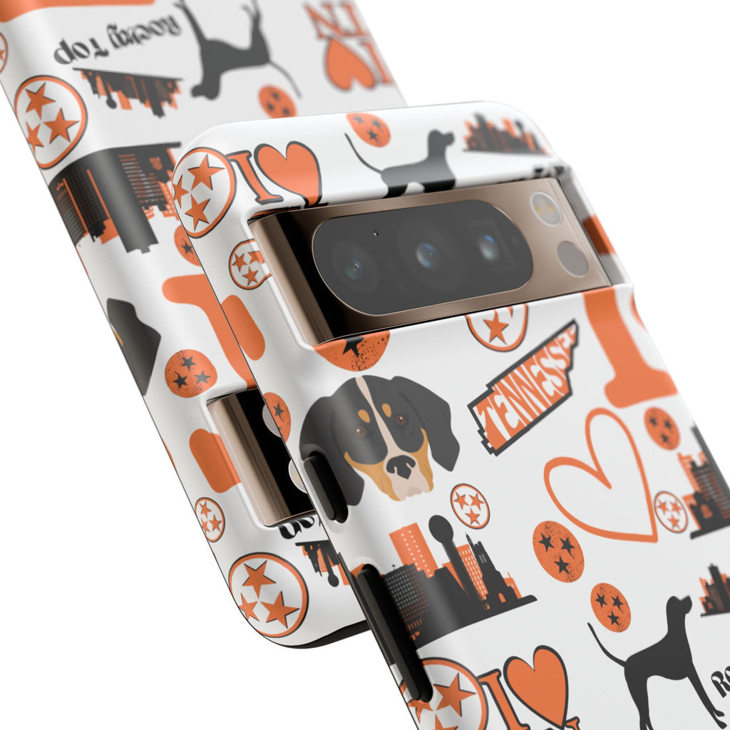 Tennessee Vols pattern Phone Case | Nashville skyline, Volunteers , orange and white