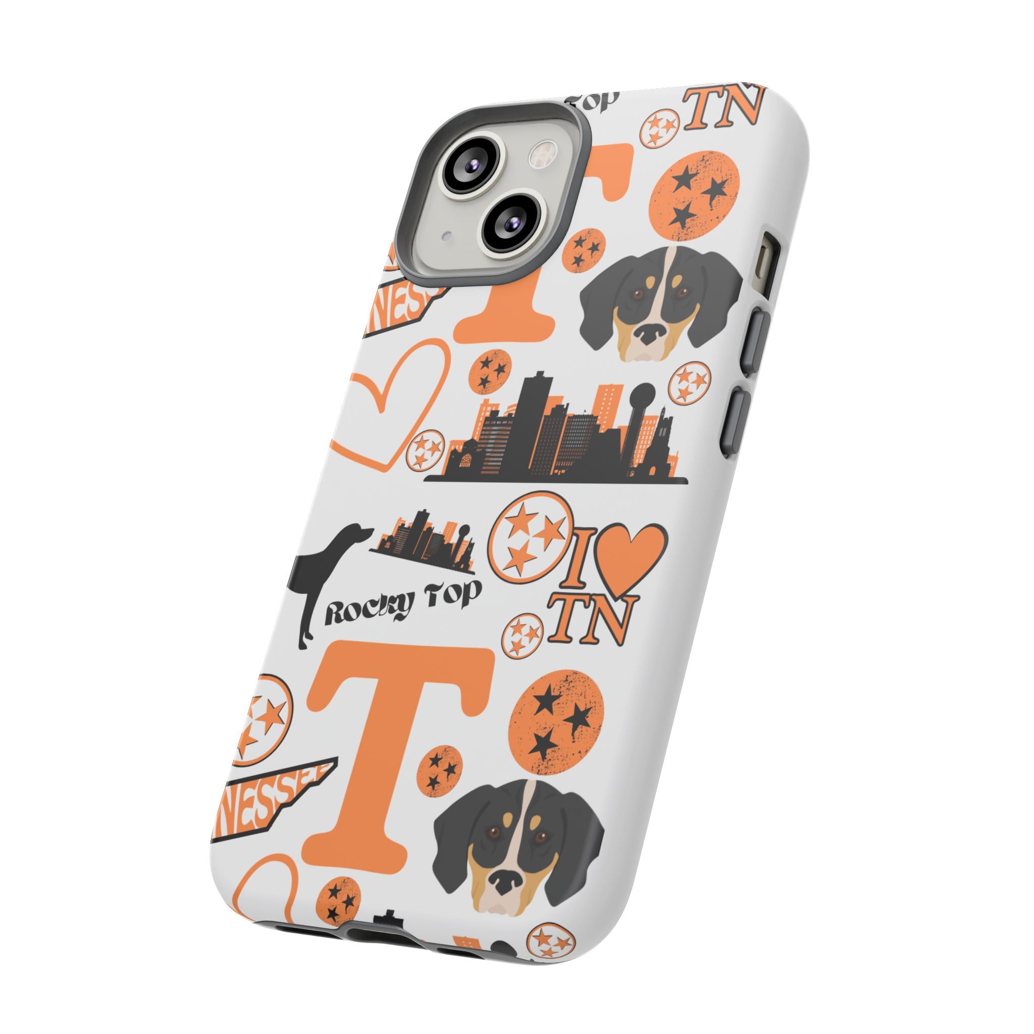 Tennessee Vols pattern Phone Case | Nashville skyline, Volunteers , orange and white