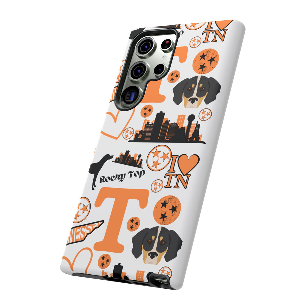 Tennessee Vols pattern Phone Case | Nashville skyline, Volunteers , orange and white