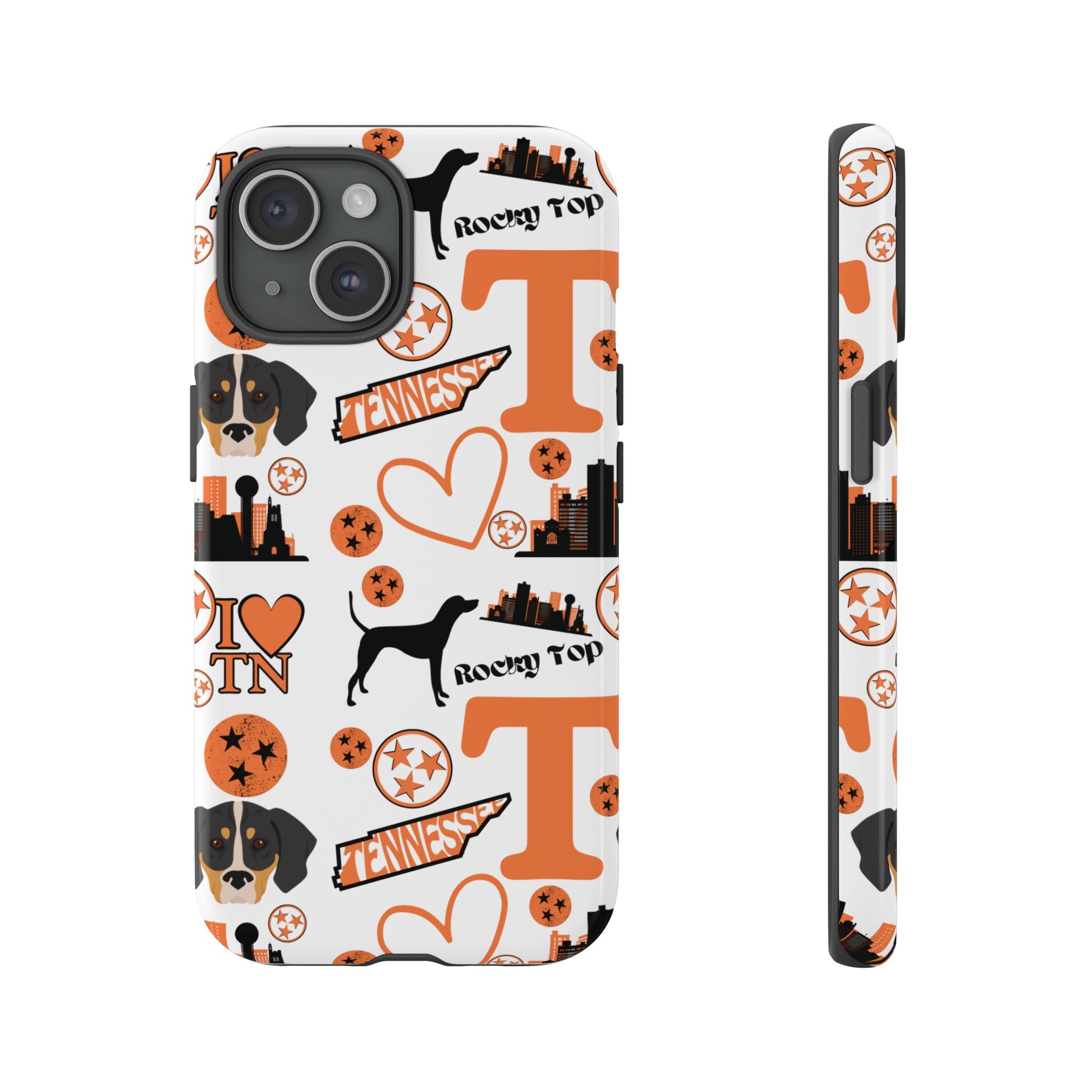 Tennessee Vols pattern Phone Case | Nashville skyline, Volunteers , orange and white