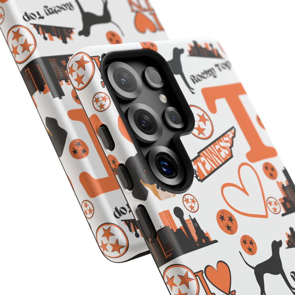 Tennessee Vols pattern Phone Case | Nashville skyline, Volunteers , orange and white